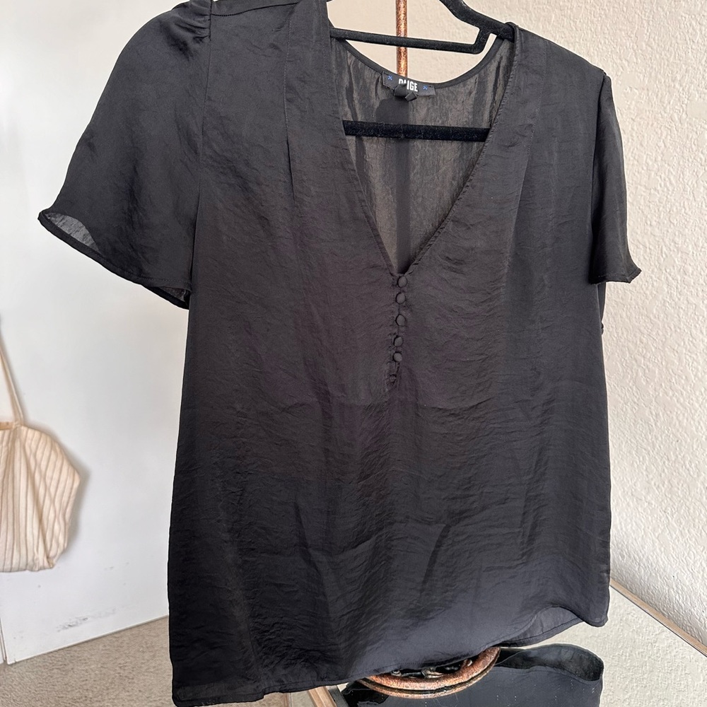 PAIGE Black Blouse